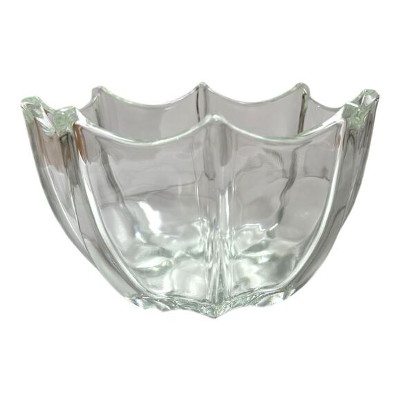 Vintage Indiana Crystal Umbrella Trinket Bowl - Picture 2 of 9